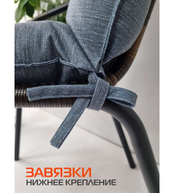 Подушка для сиденья 80x45 см (темно-бирюзовый) MATEX CORFU LOUNGE 65-012
