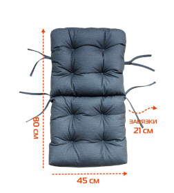 Подушка для сиденья 80x45 см (темно-бирюзовый) MATEX CORFU LOUNGE 65-012