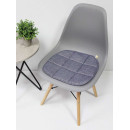 Подушка для сиденья 39x39 см серый (комплект 4 шт.) MATEX ELEGANT 64-688 (64-688) 