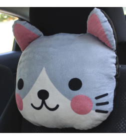 Подголовник дополнительный 30x25 см (серый, розовый) MATEX CUTIE 27-133