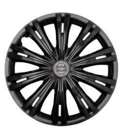 Колпак декоративный автомобильный Гига черный глянец 16" (4 шт.) Star S16096