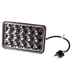 Фара светодиодная OFF ROAD 167х105х70 мм прямоугольная 12V/24V 45W 6000К (15 диодов, Combo свет) SKYWAY S08401047
