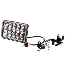 Фара светодиодная OFF ROAD 167х105х70 мм прямоугольная 12V/24V 45W 6000К (15 диодов, Combo свет) SKYWAY S08401047