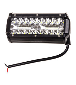 Фара светодиодная OFF ROAD 160х75х60 мм прямоугольная 12V/24V 120W 6000К (40 диодов, ближний свет) SKYWAY S07201063