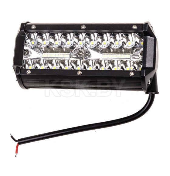 Фара светодиодная OFF ROAD 160х75х60 мм прямоугольная 12V/24V 120W 6000К (40 диодов, ближний свет) SKYWAY S07201063 (S07201063) 