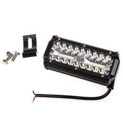 Фара светодиодная OFF ROAD 160х75х60 мм прямоугольная 12V/24V 120W 6000К (40 диодов, ближний свет) SKYWAY S07201063