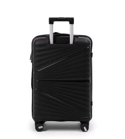 Чемодан на колёсах Pride PP9702 черный,S (малый) 55х35х24(+5) см, 44л Полипропилен, 4 колеса