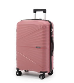 Чемодан на колёсах Pride PP9702 пудровый,S (малый) 55х35х24(+5) см, 44л Полипропилен, 4 колеса