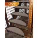 Коврик на ступеньки 23x65 см (темно-коричневый, коричневый, кирпичный) MATEX STEP 37-118 (37-118) 