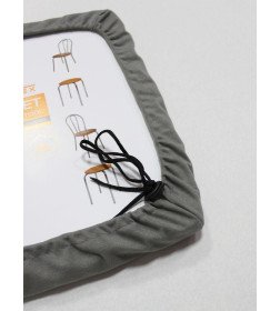 Подушка для сиденья MATEX VELOURS CUADRO. Размер: 33x33 Цвет: Светло-серый