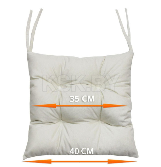 Подушка для сиденья 40x40 см (молочный) MATEX ARIA 57-697 (57-697) 