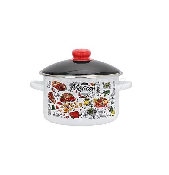 Кастрюля эмалированная 4,0 л 