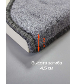 Коврик на ступеньки 23x65 см темно-серый (комплект 5 шт.) MATEX MY STEP 54-658