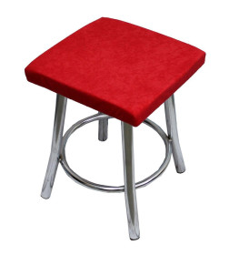 Подушка для сиденья 33x33 см (ярко-красный) MATEX VELOURS CUADRO 32-878