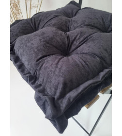 Подушка для сиденья 45x45 см (черный) MATEX VELOURS 2D. 2D VELOURS 51-183