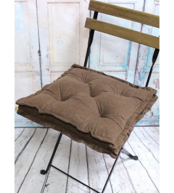 Подушка для сиденья 45x45 см (коричневый) MATEX VELOURS 2D. 2D VELOURS 50-964
