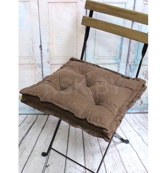 Подушка для сиденья 45x45 см (коричневый) MATEX VELOURS 2D. 2D VELOURS 50-964 (50-964) 