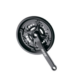 Шатуны NECO NSS-3010 24/34/42T, с защитой, сталь, 170 мм, чёрный