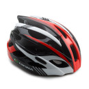 Шлем велосипедный Cigna WT-016 чёрный/красный/белый, L ( 57-61 см) (6138) 