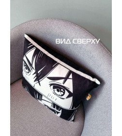 Подушка декоративная "Eyes" 33x33 см (черный, белый) MATEX ANIME 63-384