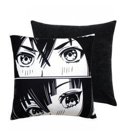 Подушка декоративная "Eyes" 33x33 см (черный, белый) MATEX ANIME 63-384