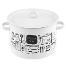 Кастрюля эмалированная 2,0 л Kitchen Эмаль 01-1610/4М (01-1610/4М) 