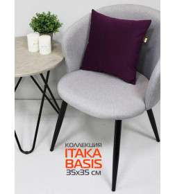 Подушка декоративная 35x35 см (фиолетовый) MATEX ITAKA BASIS 64-053