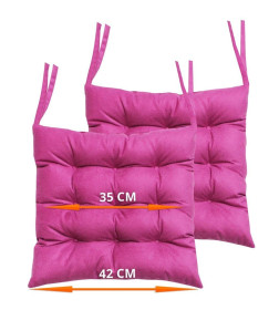 Подушка для сиденья 42x42 см (фуксия) MATEX ARIA 60-116