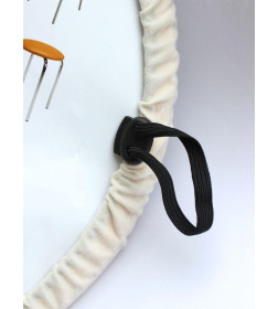 Подушка для сиденья MATEX VELOURS. КОМПЛЕКТ 4 ШТ.. Размер: 33x33 Цвет: молочный