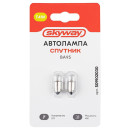 Автолампа T4W 12V 4W c цоколем ВА9s 1-конт 35Лм 2500К (2 шт.) СПУТНИК SKYWAY (S09102030) 