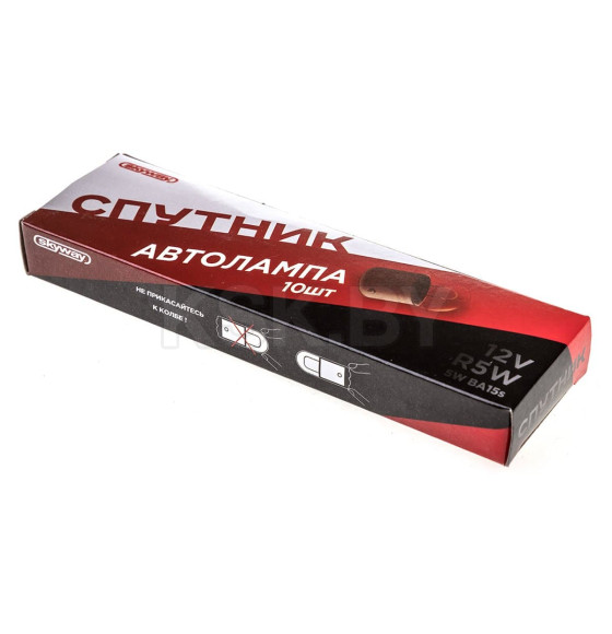 Автолампа R5W 12V 5W с цоколем BA15s 1-контактная SKYWAY S09101067 (S09101067) 