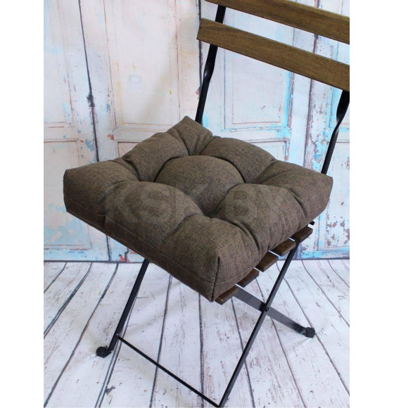 Подушка для сиденья 40x40 см (коричневый) MATEX MELANGE 33-165 (33-165) 