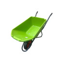 Тачка 1x115 ЗАРЯ строительная пластиковый кузов 115л. 1колесо