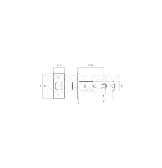 Замок-ручка электронный Hogo R01 с отпечатком пальца,черный  (60807) 