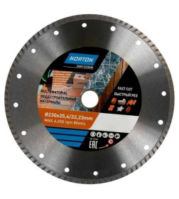 Диск алмазный 230х22,23мм Multi-material NORTON 