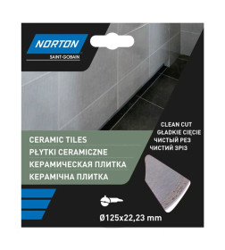 Диск алмазный 125х22,23мм по керамике NORTON 