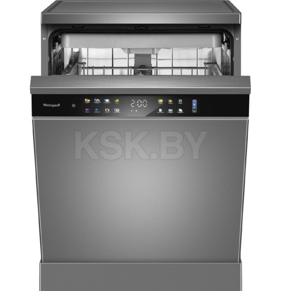 Посудомоечная машина Weissgauff DW 6039 Touch Dual Wash Inox (DW6039TouchDualWashInox) 