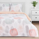Постельное бельё «Этель» 1.5 сп Leaves 143*215 см,150*214 см, 70*70 см 2 шт (4746208) 