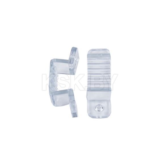 Скоба Ecola LED strip для ленты 220V 16*8 (10 шт) (30-150) 