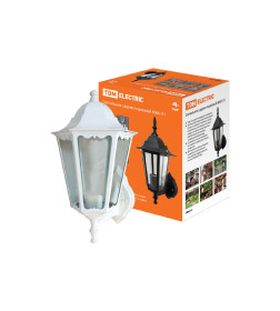 Светильник садово-парковый 6060-21 шестигранный, 60Вт, вверх, белый TDM SQ0330-0061