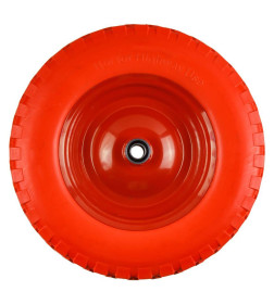 Колесо для тачки 4.00-8 PU (посадка 16x100 мм) ECO WB-P125, Китай