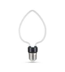 Лампа Gauss Filament Artline Heart 4W 330lm 2700K E27 milky LED 1/10/100