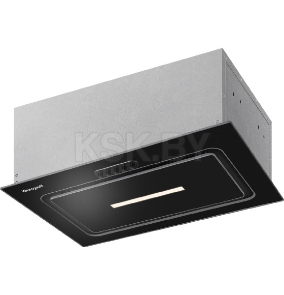 Вытяжка кухонная Weissgauff Aura 456 PB Black Glass (Aura456PBBlackGlass) 