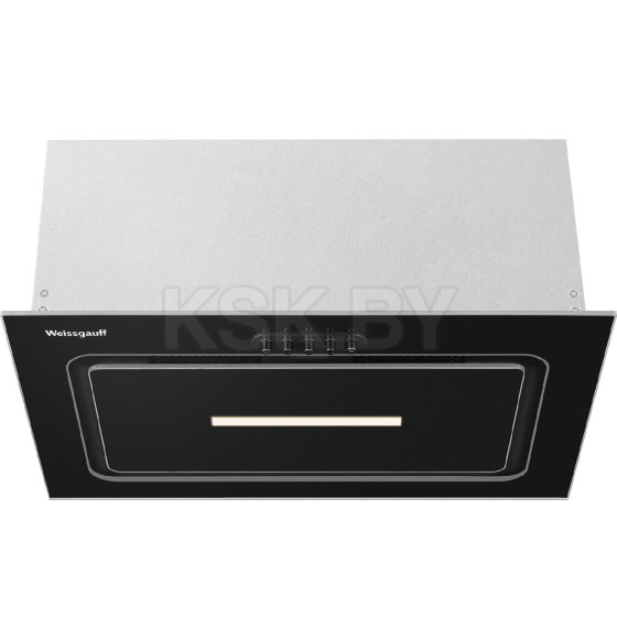 Вытяжка кухонная Weissgauff Aura 456 PB Black Glass (Aura456PBBlackGlass) 