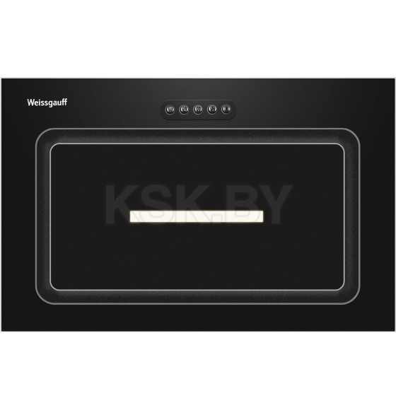 Вытяжка кухонная Weissgauff Aura 456 PB Black Glass (Aura456PBBlackGlass) 