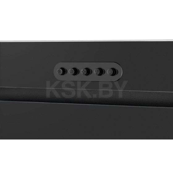 Вытяжка кухонная Weissgauff Aura 456 PB Black Glass (Aura456PBBlackGlass) 