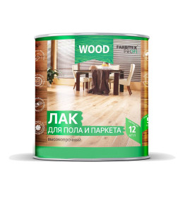 Лак для пола и паркета высокопрочный красное дерево FARBITEX PROFI WOOD,  2,7 л