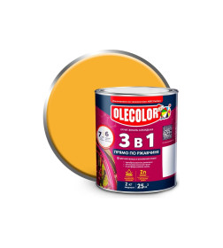 Грунт-эмаль по ржавчине Olecolor RAL 7024,  2 кг