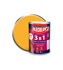 Грунт-эмаль по ржавчине Olecolor RAL 7024,  0,9 кг