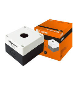 Корпус КП101 для кнопок, 1 место, белый IP54 TDM SQ0705-0001